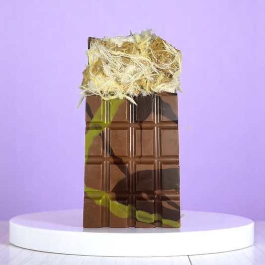 The Pişmaniye Bar Deluxe | Pistachio & Angel Hair (7.8oz)